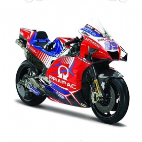 Mini Moto Maisto 1:18 Pramac Racing Ducati Desmosedici Jorge Martin #89 MotoGP 2021