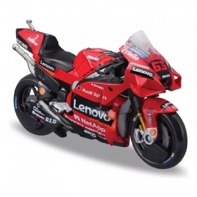 Mini Moto Maisto 1:18 Lenovo Team Ducati Desmosedici Francesco Bagnaia #63 MotoGP 2021